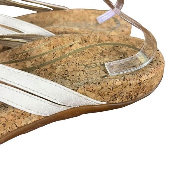 Aetrex Taylor Womens White Sandals Thongs Slides Flip Flops Summer Shoes 8.5 - Picture 9 of 16